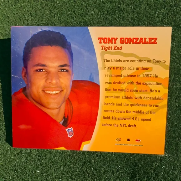 8x10 autographed Tony Gonzalez KC CHIEFS #88 - Picture 2 of 3